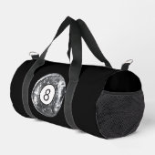 Sac De Sport Silver Disco 8 Ball, Style Retro tendance les anné (Coin droit)