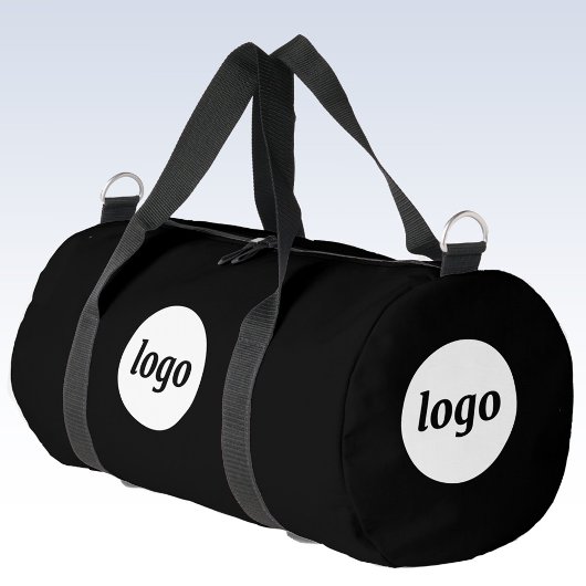 Sac De Sport Simple Logo Branding Promotional Business Black