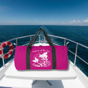 Sac De Sport Sirène hawaïenne Princesse de la mer rose