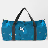 Sac De Sport sirènes multiethniques bleu motif (Verso)