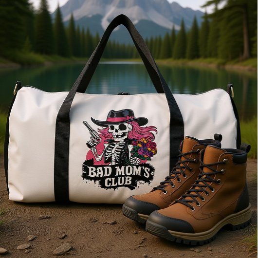 Sac De Sport Skeleton Styling With a Gun