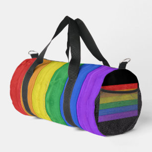 Sac De Sport SlipperyJoe's classique arc-en-ciel tactile artisa