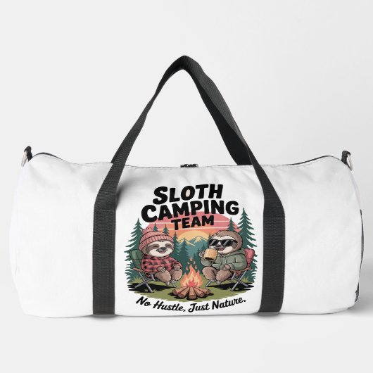 Sac De Sport  Sloth Camping Team No Hustle (Recto)