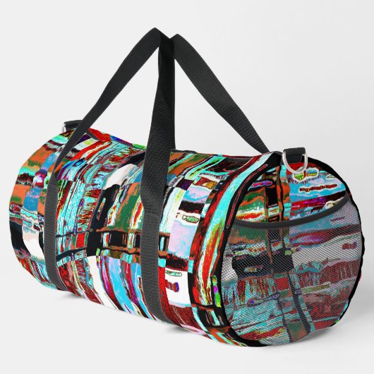 Sac De Sport Small Duffel Bag – Collapse Reflection Abstract  (Coin droit)