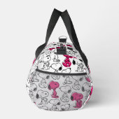 Sac De Sport Snoopy Black & Magenta Motif (Droite)