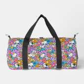 Sac De Sport Snoopy & Motif de fleurs de bois (Recto)
