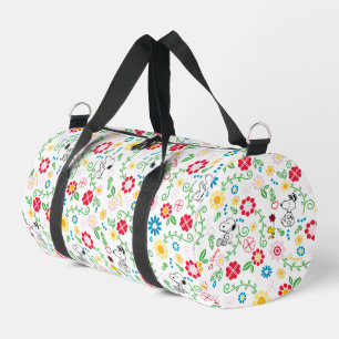 Sac De Sport Snoopy So Sweet Flower Motif