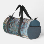 Sac De Sport Snowy Blue Gray Winter Nature Scene (Coin droit)