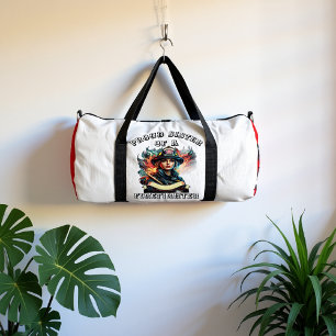 Sac De Sport Sœur fière d'être l'héroïne d'un pompier