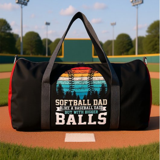 Sac De Sport Softball Dad Bigger Balls Funny