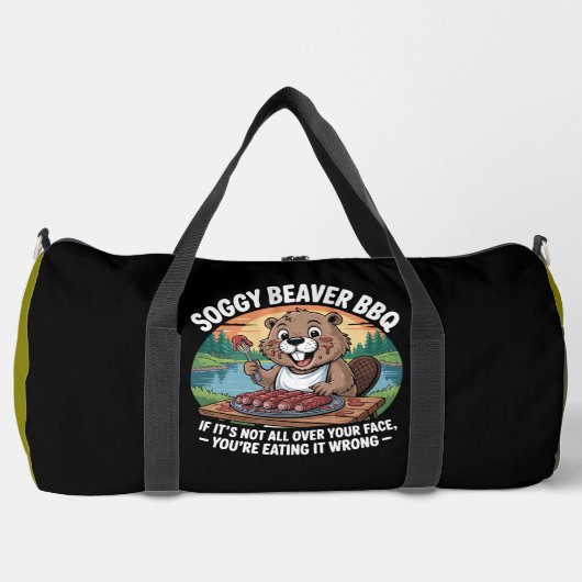 Sac De Sport Soggy Beaver BBQ  (Recto)