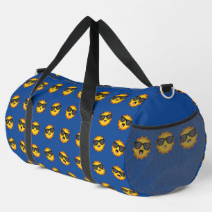 Sac De Sport Soleil avec lunettes de soleil Happy Emoji Face Mo