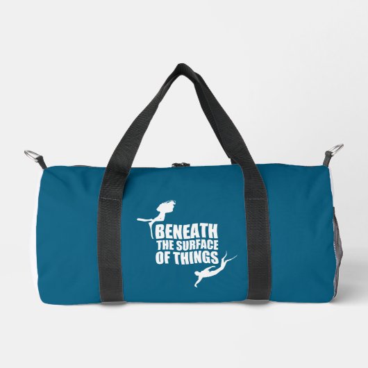 Sac De Sport Sous La Surface | Citation Plongée (Recto)