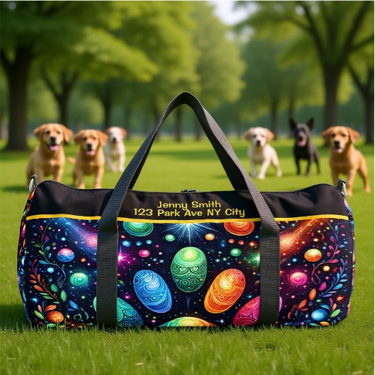 Sac De Sport Sparkling Cosmos Artistic Travel Monogram Personal