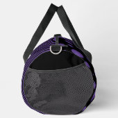 Sac De Sport Spots et rayures en violet et noir (Droite)