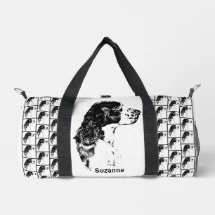 Sac De Sport Springer Spaniel Vintage Chien Art Personnalisé