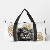 Sac De Sport Spunky Paws Le Chat Steampunk Funky  (Recto)