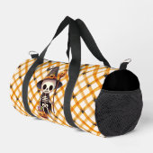 Sac De Sport Squelette d'Halloween blanc mignon (Coin droit)