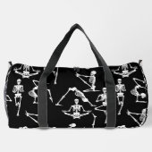 Sac De Sport squelettes de yoga halloween noir (Verso)