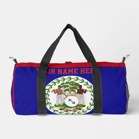 Sac De Sport Stade du drapeau du Belize  (Recto)