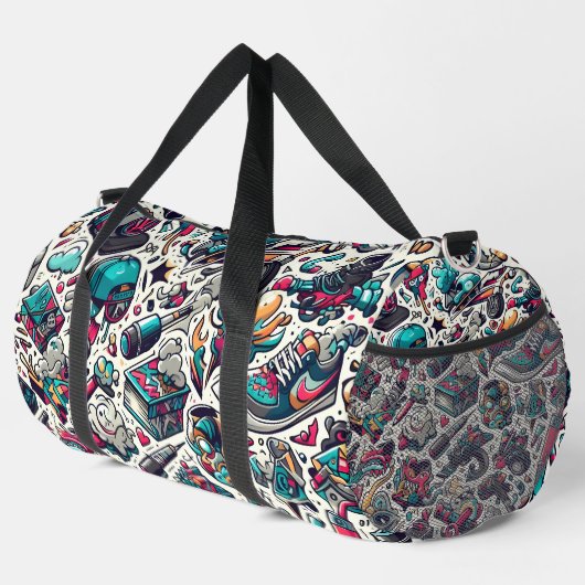 Sac De Sport Style Graffiti urbain (Coin droit)