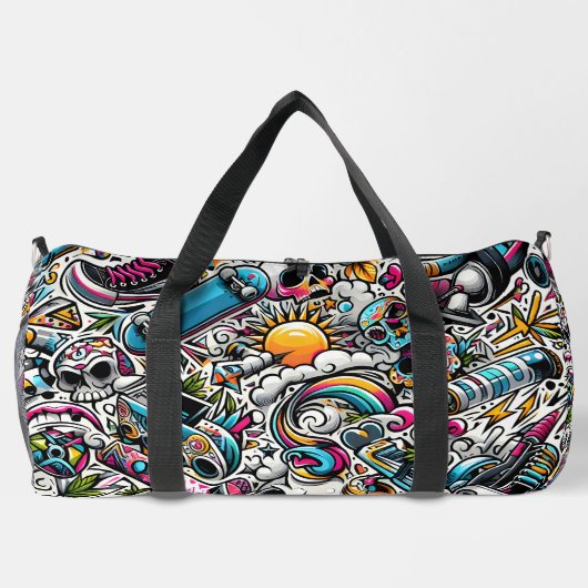 Sac De Sport Style Graffiti urbain (Verso)