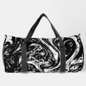 Sac De Sport Style Marbre Noir & Blanc (Verso)