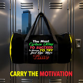 Sac De Sport Succeed Always Try One More Time