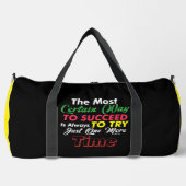 Sac De Sport Succeed Always Try One More Time (Recto)
