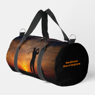 Sac De Sport Sunset Golfer nom personnalisé