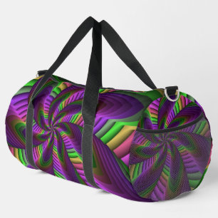 Sac De Sport Super Énergétique coloré Neon Motif fractal