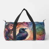 Sac De Sport Superbe Crow Tree of Life Mandala Pagan Gothique (Recto)
