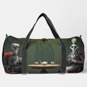 Sac De Sport Surreal Tea time sur le côté bizarre. Bobine de