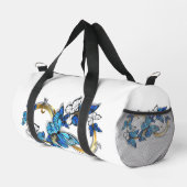 Sac De Sport Symbole infini de papillons Morpho bleus (Coin droit)