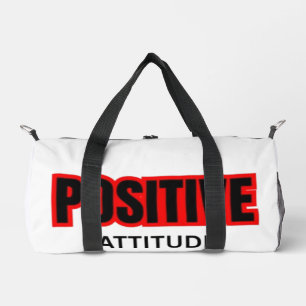 Sac De Sport T-Shirt à typographie motivationnelle d'attitude p