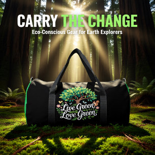 Sac De Sport Tee Live Green Love Green