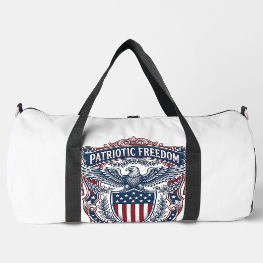 Sac De Sport Tee-shirt graphique vectoriel de style de drapeau  (Recto)