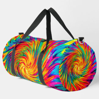SAC DE SPORT TEINTURE LIE VENT ABSTRAIT
