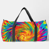 SAC DE SPORT TEINTURE LIE VENT ABSTRAIT (Recto)