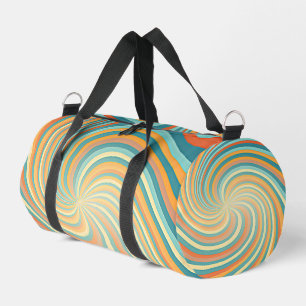 Sac De Sport Tendance Vintage Rétro Tourbillon Couleur Pastel
