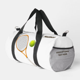 Sac De Sport Tennis de nom et de texte personnalisés