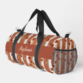 Sac De Sport Terracotta Wildflower Monogram Boho (Coin droit)