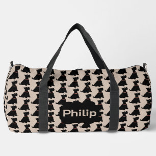 Sac De Sport Térriers écossais de dessin animé mignons