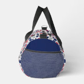 Sac De Sport Texas Red & Blue Wonky Carrés & Rectangles (Droite)