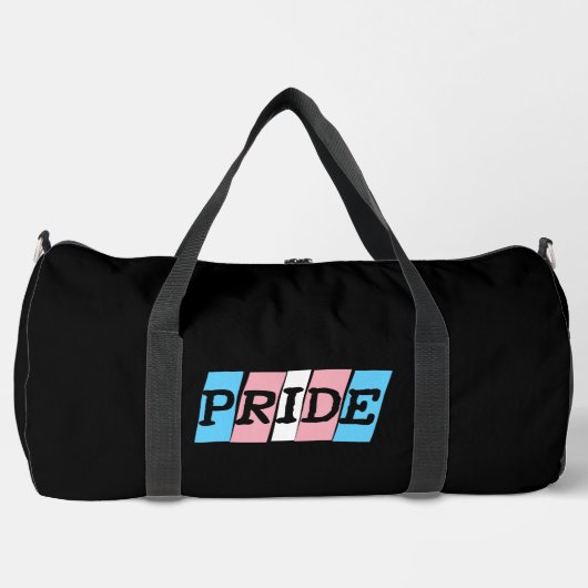 Sac De Sport Texte de fierté transgenre (Recto)
