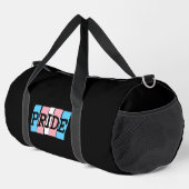 Sac De Sport Texte de fierté transgenre (Coin droit)