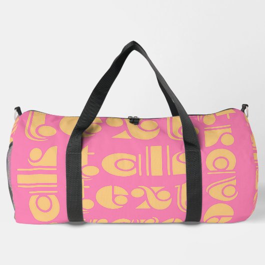 Sac De Sport Texte de présentation Voyage rose (Verso)