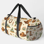 Sac De Sport Thème de pays occidental avec cactus (Coin droit)