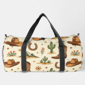 Sac De Sport Thème de pays occidental avec cactus (Verso)