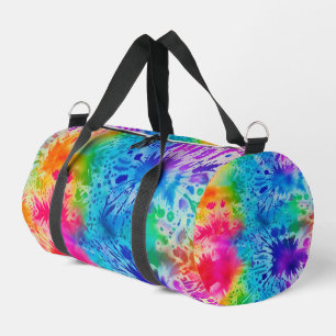 Sac De Sport Tiedye arc-en-ciel éclaboussé monogramme personnal
